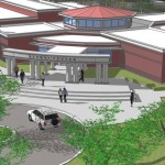 Artist rendering of the Alumni Center