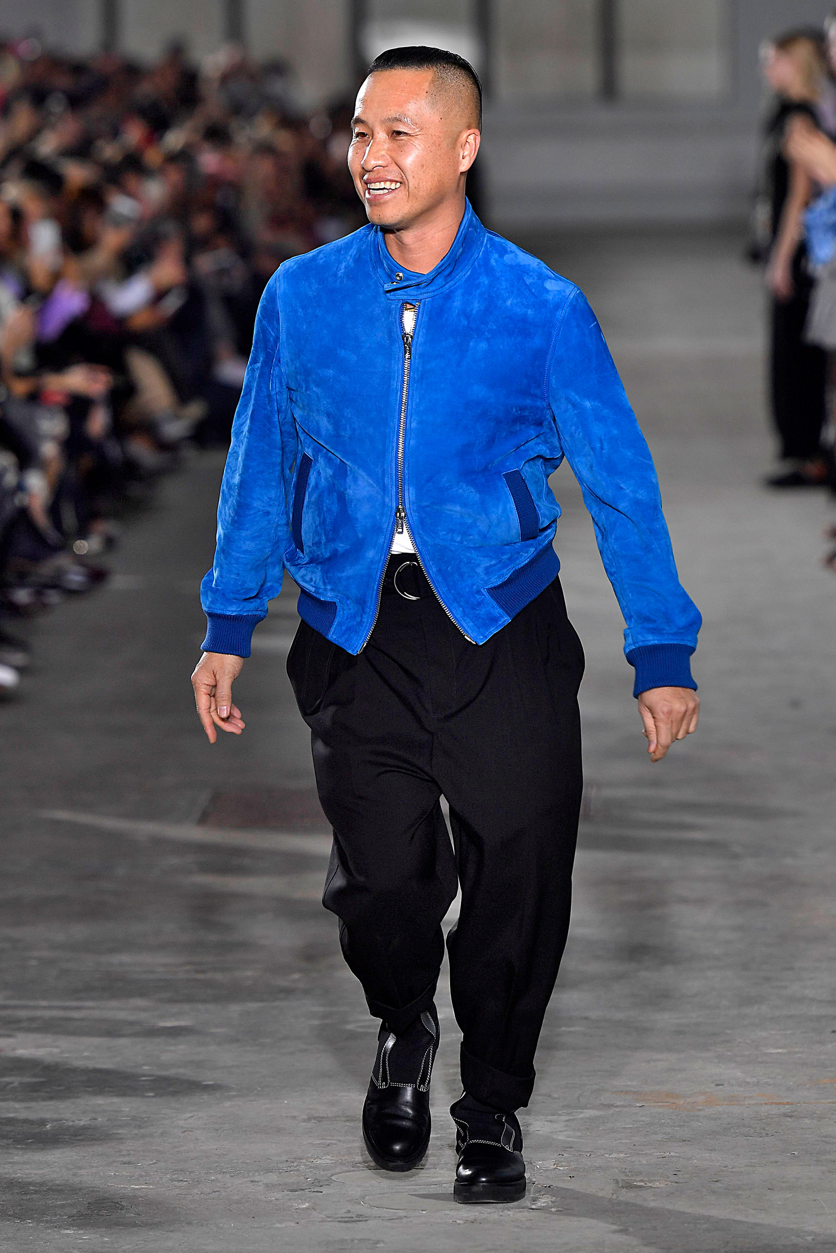 Phillip Lim on the catwalk