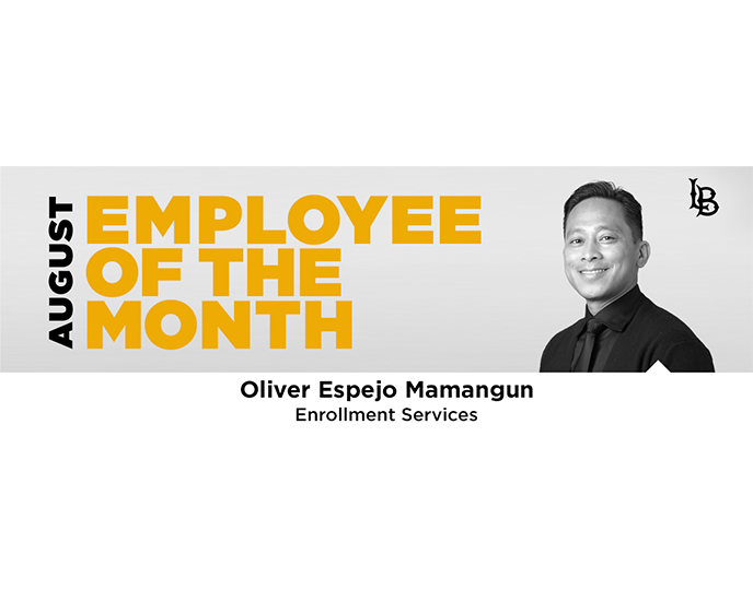 Oliver Espejo Mamangun recognition on the 7th Street Marquee