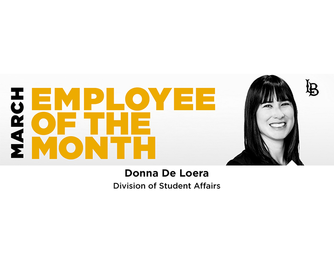 Donna De Loera recognition on the 7th Street Marquee