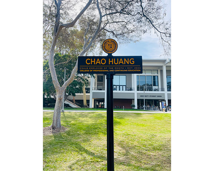 Chao Huang signpost on Friendship Walk