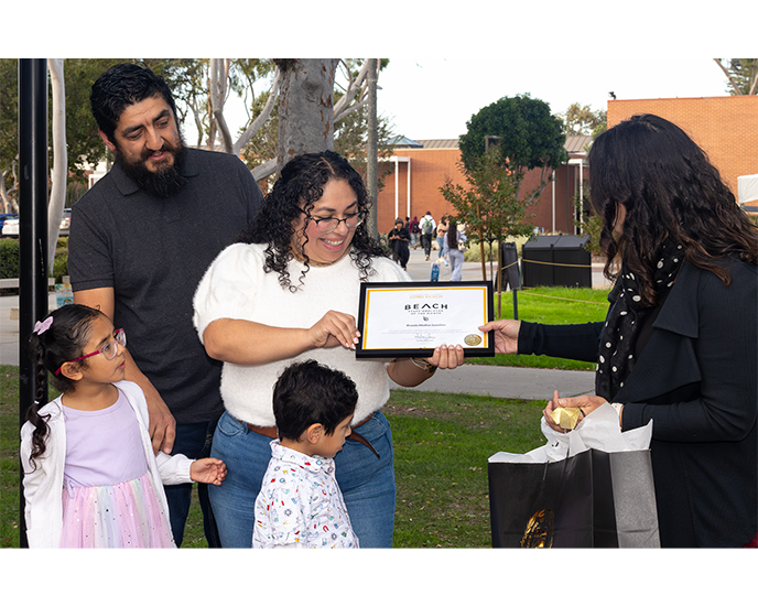 Brenda Medina Santillan on friendship Walk