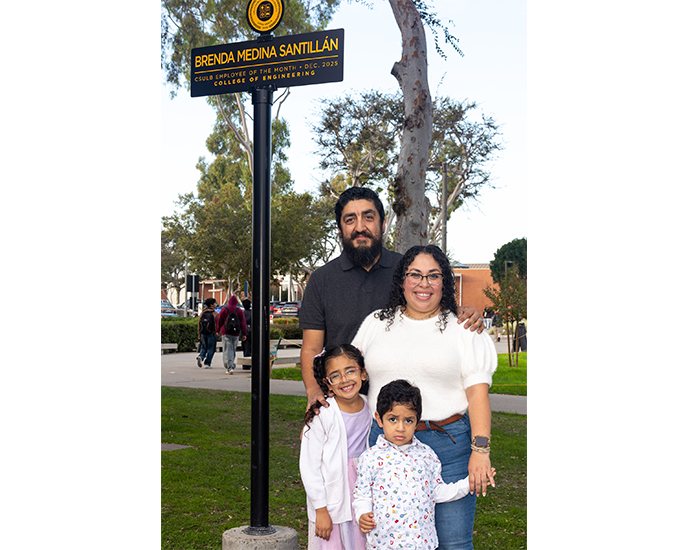 Brenda Medina Santillan and family on friendship Walk