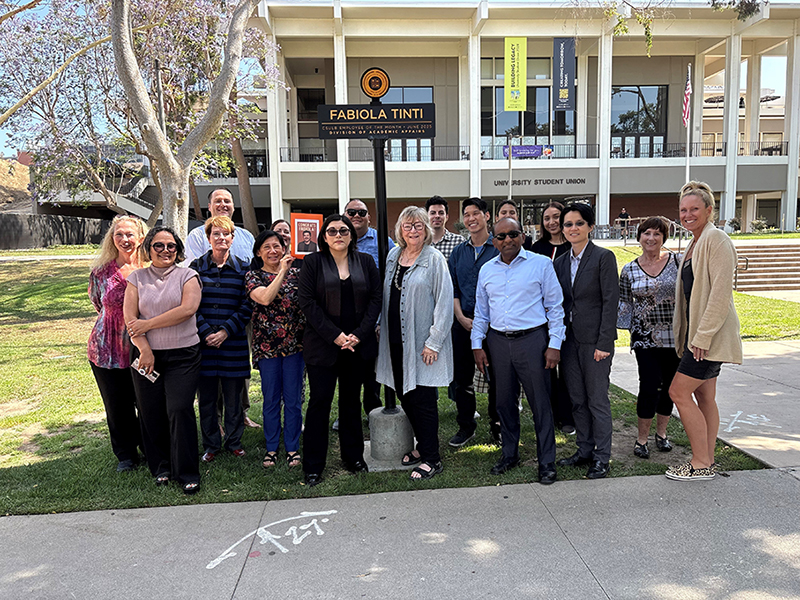 Fabiola Tinti and numerous colleagues from CDC and COB on Friendship Walk