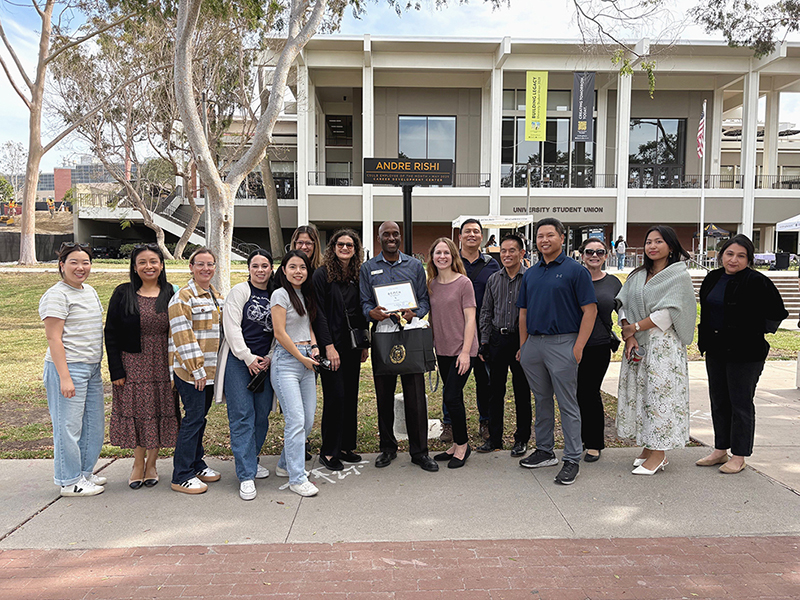  Andre Rishi and numerous colleagues from CDC and COB on Friendship Walk